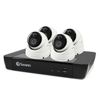 Swann 8 Channel 4K NVR Kit with 4 x 5MP PIR Dome Cameras