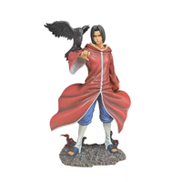 Naruto Uchiha Itachi Akatsuki Cloak PVC Figure with Base