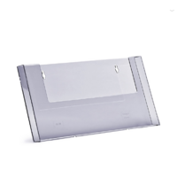 A4 Wall Mounted Landscape Pocket Brochure Holder 1 Pocket