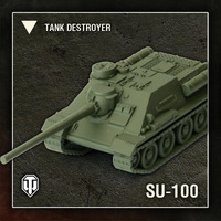 World of Tanks Miniatures Game Wave 1 Tank Soviet (SU100)