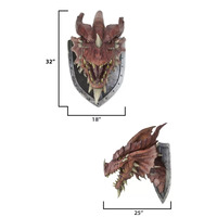 Dungeons & Dragons Red Dragon Head Trophy Plaque