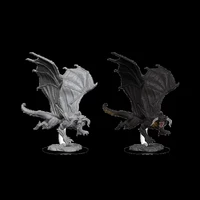 D&D Nolzurs Marvelous Unpainted Miniatures Young Black Dragon