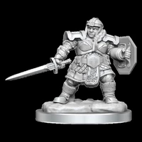 D&D Nolzurs Marvelous Unpainted Miniatures Dwarf Fighter Female