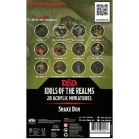 D&D Idols of the Realms Scales & Tails Snake Den 2D Set