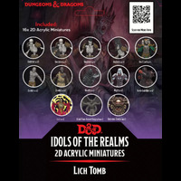 D&D Idols of the Realms Lich Tomb 2D Set