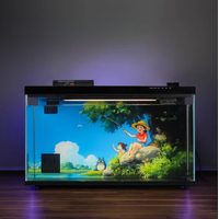 Xiaomi Fish Tank 3D Background Sticker – Totoro Fishing