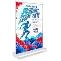 A5 Clear Acrylic Display Sign Holder