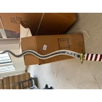 Demon Slayer: Obanai Iguro's Serpent Nichirin Blade Katana Replica (103.6cm) – Silver Stainless Steel Blade with Leather Scabbard and Aluminium Hilt