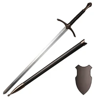 Lord of the Rings Gandalf's Glamdring Replica Sword with Wall Plaque