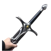 The Lord of the Rings: Galadriel's Longsword Replica – Silver Elven Blade with Ornate Leaf-Motif Hilt and Scabbard