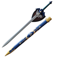 Legend of Zelda The Master Sword & Scabbard with Wall Plaque Stainless Steel Replica