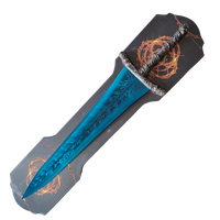 Elden Ring Dark Moon Greatsword Stainless Steel Replica with Wall Plaque