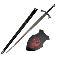 Game of Thrones Targaryen Family's Dark Sister Sword with Wall Plaque