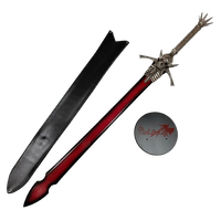 Devil May Cry Dante's Rebellion Great Sword V2.0 with Wall Plaque