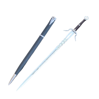 The Witcher Ciri's Sword Zireal Stainless Steel with Belt & Sheath