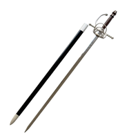 Expedition 33 Fencing Sword Replica (118cm) – Metal Fittings, Painted Aluminium Hilt, and Laser-Etched Blade