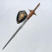 Elden Ring Leda's Sword Stainless Steel Replica with Wall Plaque
