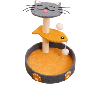 Cat Scratching Board and Climbing Frame All-In-One