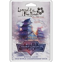 Legend of the Five Rings LCG Winter Court 2018 World Championship Deck