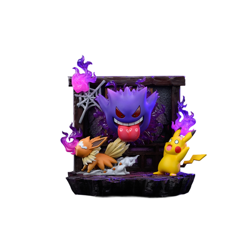 Sun Studio Pokemon Prank Gengar Scene Resin Statue