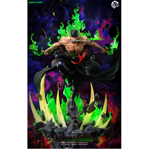 ChuangYi Studio One Piece Purgatory Demon Slash Zoro GK Figure