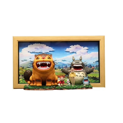 Shen Yin Studio Ghibli My Neighbor Totoro Echoes of the Wilderness LED GK Resin Figure