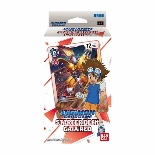 Digimon Card Game Series 01 Starter Display 01 Gaia Red