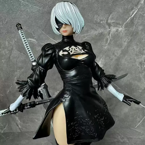 NieR: Automata 2B Black Dress PVC Figure with Base