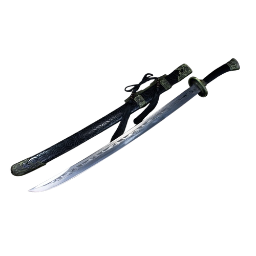 Black Wind Wooden Sheath Qing Dynasty Saber
