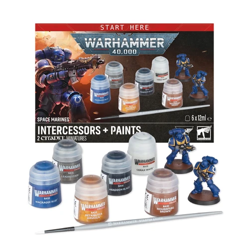 Warhammer 40,000 Intercessors + Paints