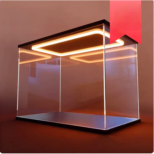 LED Acrylic Display Case for Figures & Models