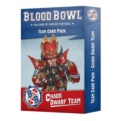 Blood Bowl Chaos Dwarf Team Card Pack