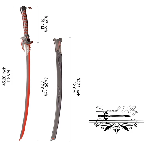 Overwatch - Genji's Dragonblade Sword with Stand