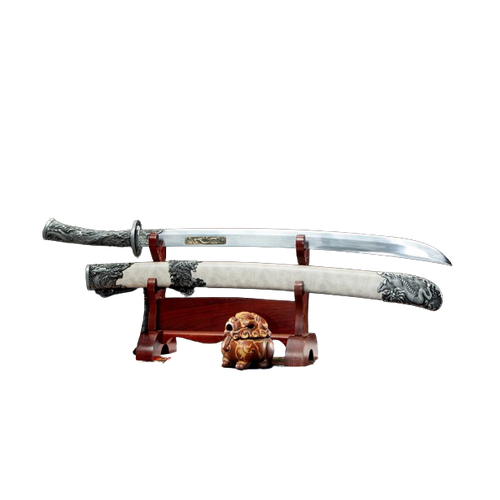 Yin-Yang Manganese Steel Qing Dynasty Sword