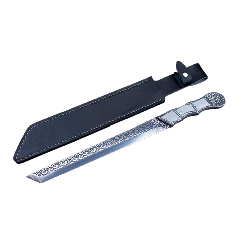 Azure Cloud Bamboo Rhythm - Short Tang Blade