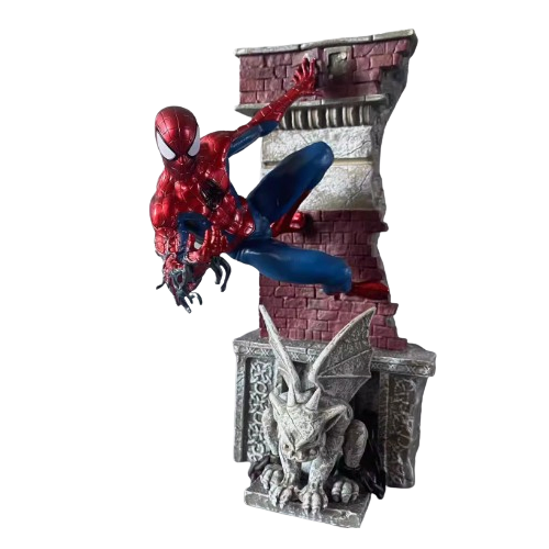 Spider-Man Holding On A Wall 1/8 Figure