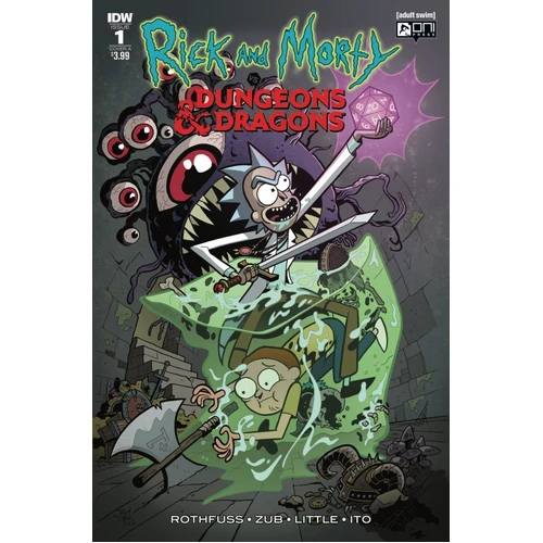 D&D Rick and Morty VS Dungeons & Dragons Comic Book