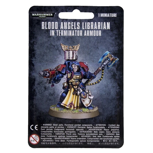 Warhammer 40,000: Blood Angels Librarian in Terminator Armour