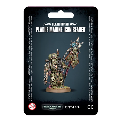 Warhammer 40,000 Death Guard Plague Marine Icon Bearer