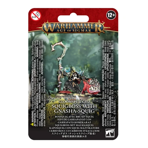 Warhammer Age of Sigmar Squigboss with Gnasha-squig