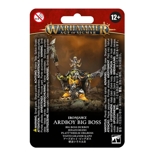 Warhammer Age of Sigmar Orruk Warclans Ardboy Big Boss