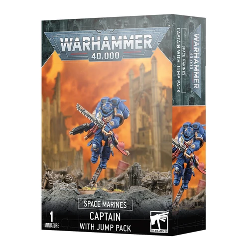 Warhammer 40,000 Space Marines Captain with Jump Pack