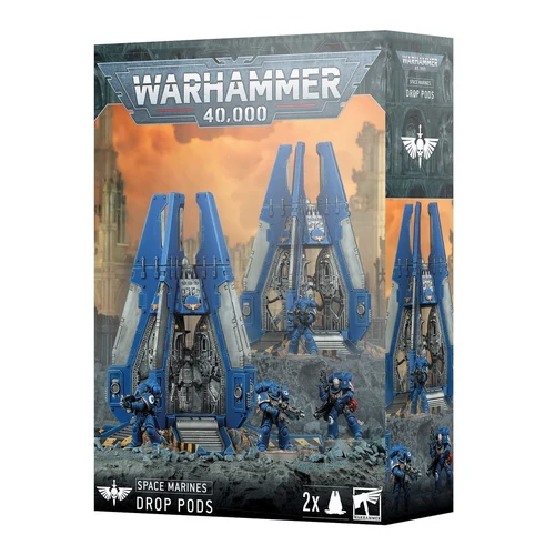 Warhammer 40,000 Space Marines Drop Pods