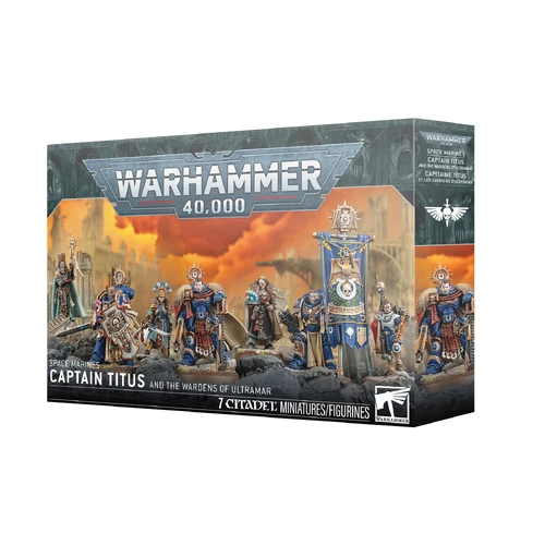 Warhammer 40,000 Space Marines Captain Titus and the Wardens of Ultramar