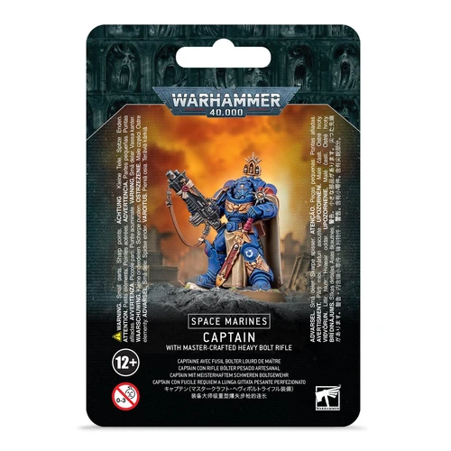 Warhammer 40,000 Space Marine Captain with Master-Crafted Bolt Rifle