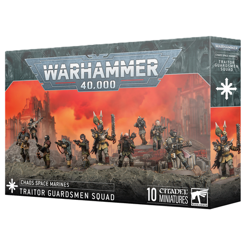 Warhammer 40,000 Chaos Space Marines Traitor Guardsmen Squad