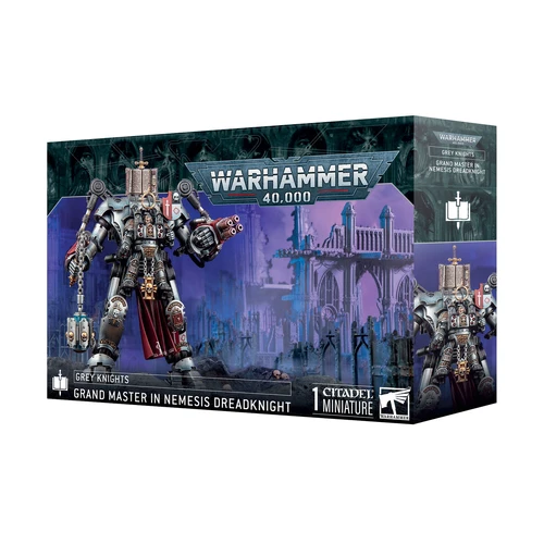 Warhammer 40,000 Grey Knights Grandmaster in Nemesis Dreadknight