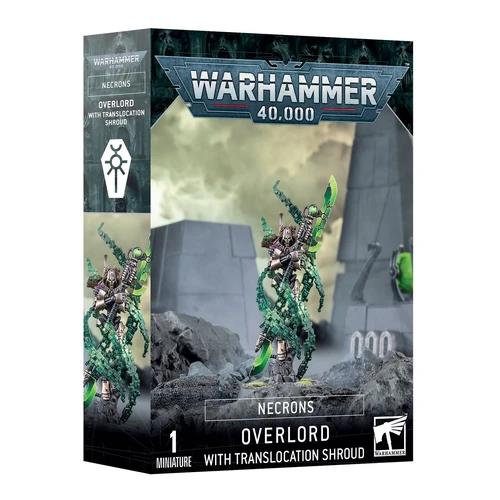 Warhammer 40,000 Necrons Overlord with Translocation Shroud