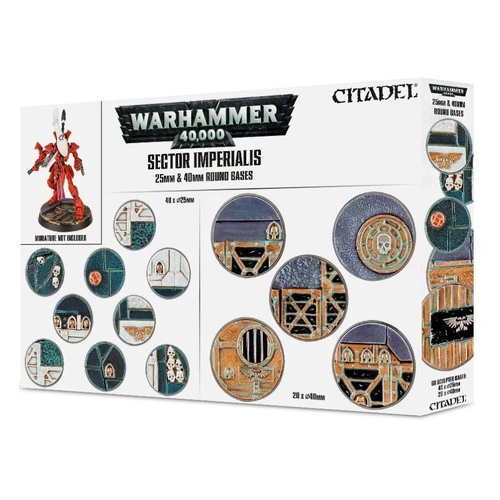 Sector Imperialis: 25 & 40mm Round bases