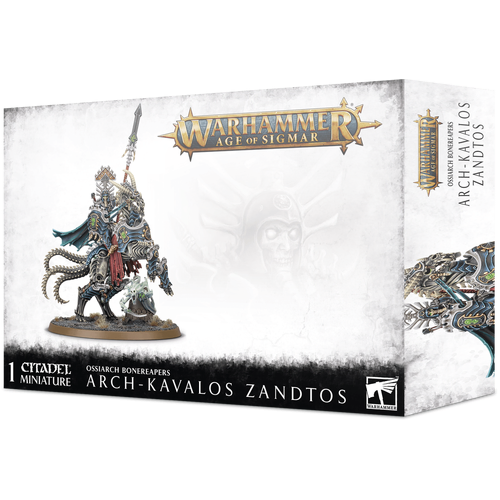 Warhammer Age of Sigmar Ossiarch Bonereapers Arch-Kavalos Zandtos Dark Lance of Ossia
